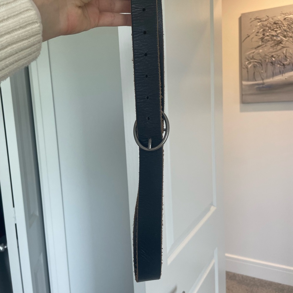 Black Leather Belt